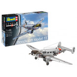 KIT PARA MONTAR REVELL AVIÃO BEECHCRAFT MODEL 18 1/48 131 PEÇAS REV 03811